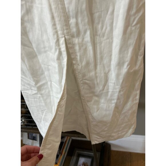 Mara Hoffman Leonara Puff Sleeve Midi Dress Ivory Womens Size 00 - Picture 12 of 15